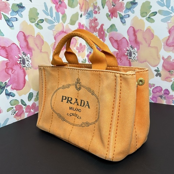 💯Authentic Prada Canapa Tote PM Sized🍀 - Picture 17 of 17